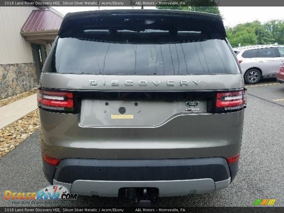 2018 Land Rover Discovery HSE Silicon Silver Metallic / Acorn/Ebony Photo #7