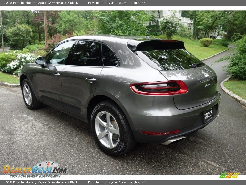 2018 Porsche Macan Agate Grey Metallic / Black Photo #4
