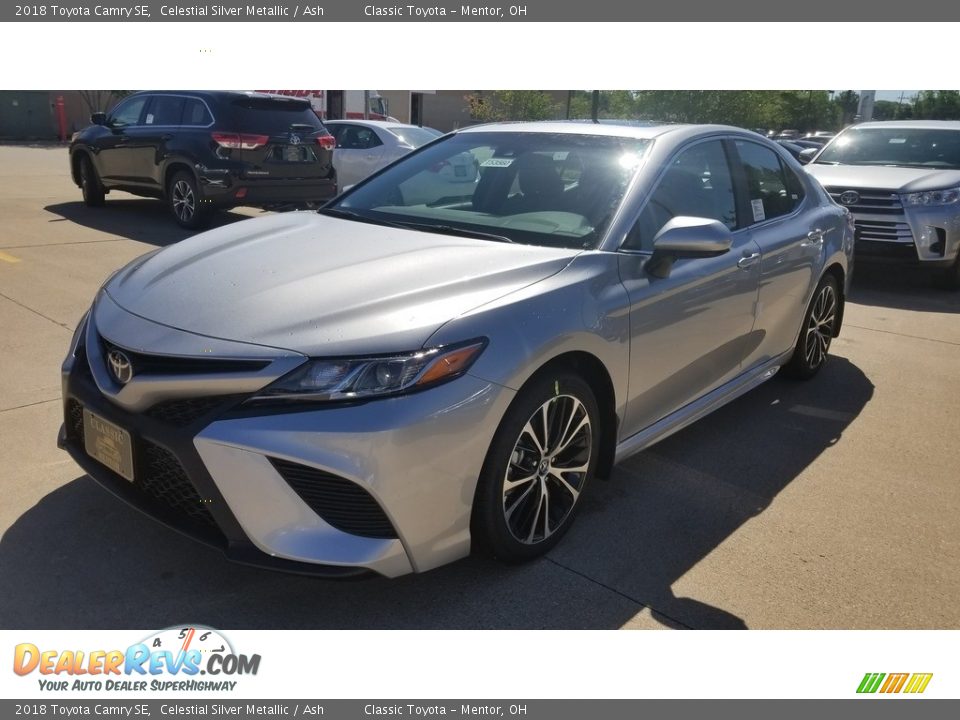 2018 Toyota Camry SE Celestial Silver Metallic / Ash Photo #1