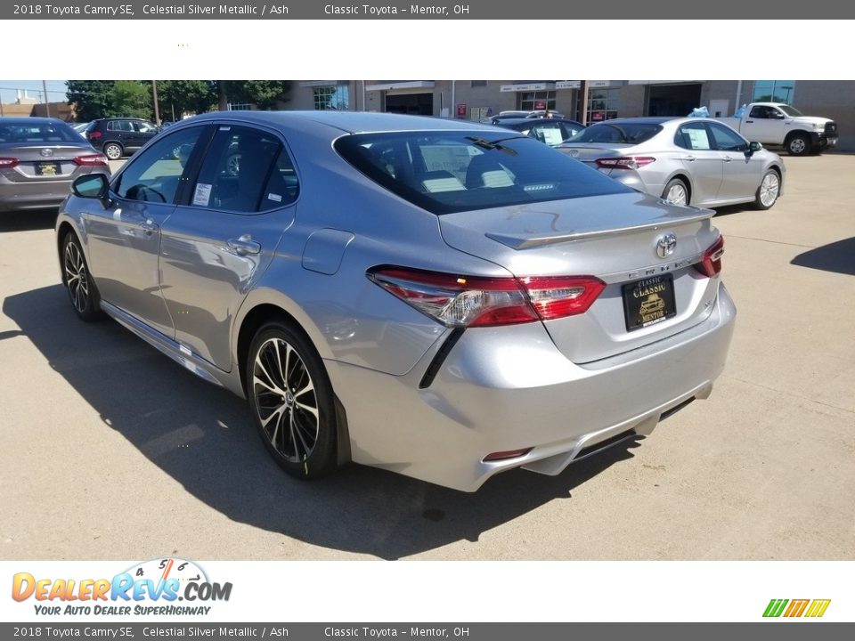 2018 Toyota Camry SE Celestial Silver Metallic / Ash Photo #2