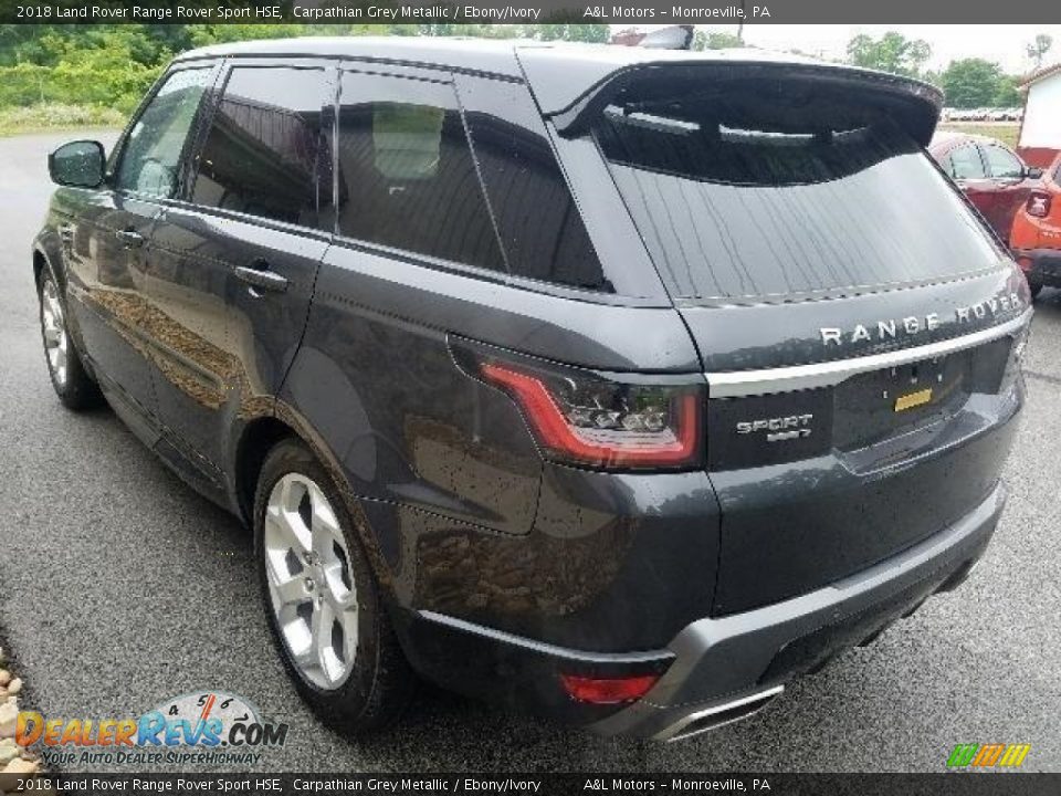 2018 Land Rover Range Rover Sport HSE Carpathian Grey Metallic / Ebony/Ivory Photo #2