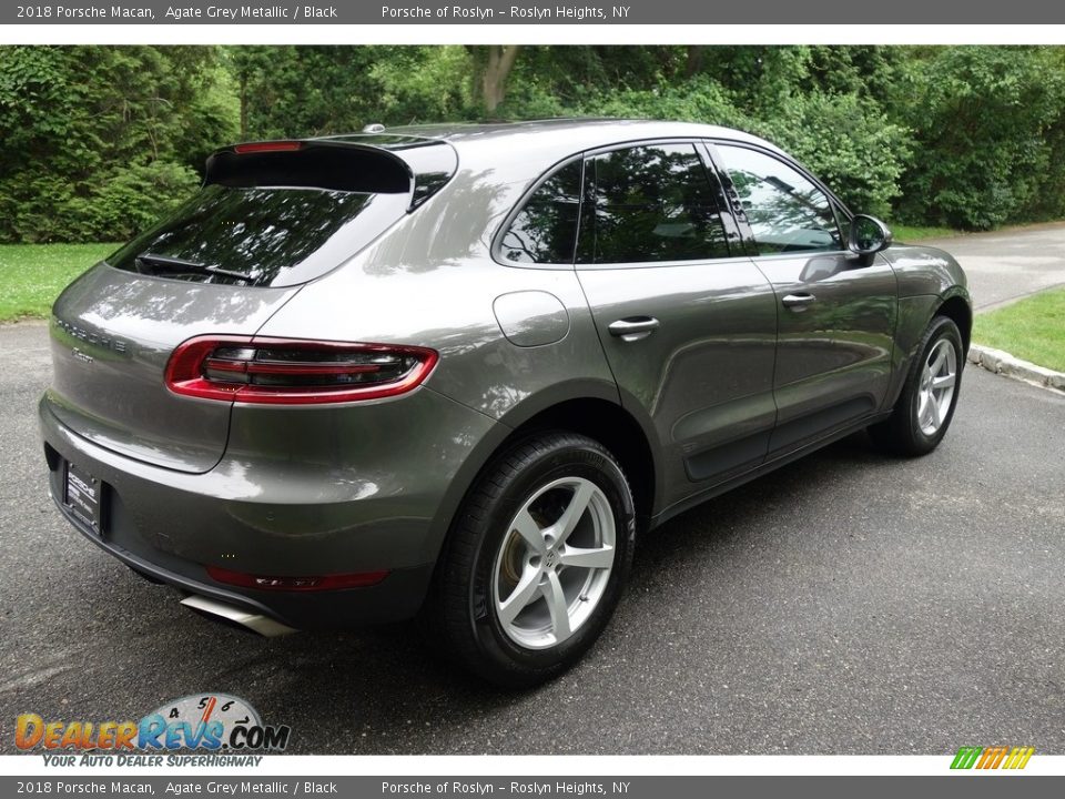 2018 Porsche Macan Agate Grey Metallic / Black Photo #6