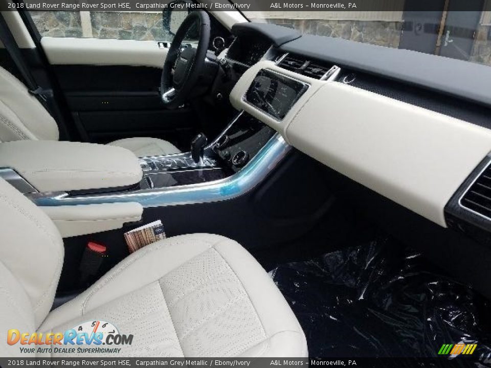 2018 Land Rover Range Rover Sport HSE Carpathian Grey Metallic / Ebony/Ivory Photo #3
