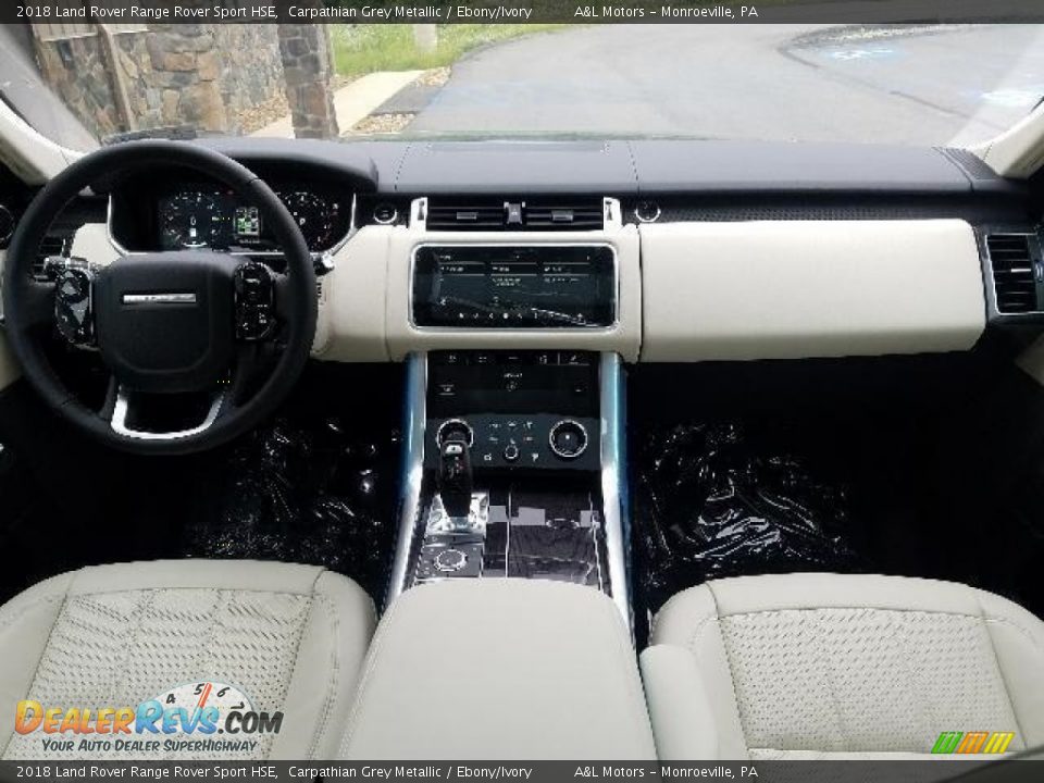 2018 Land Rover Range Rover Sport HSE Carpathian Grey Metallic / Ebony/Ivory Photo #4