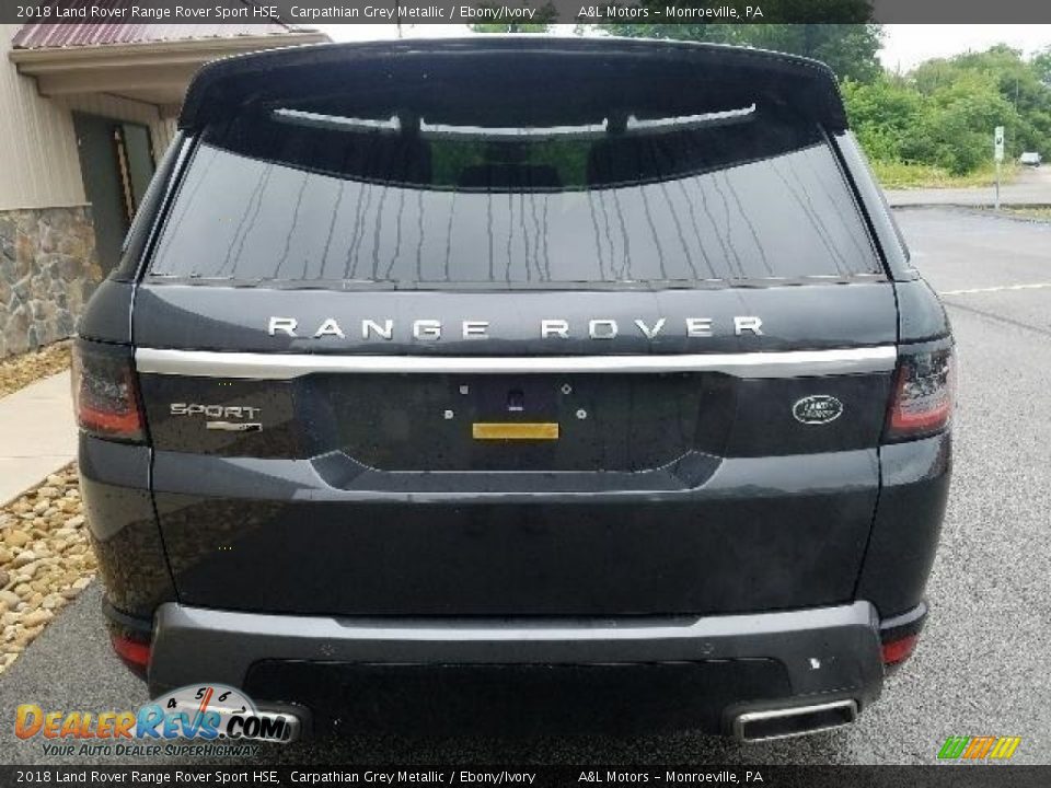 2018 Land Rover Range Rover Sport HSE Carpathian Grey Metallic / Ebony/Ivory Photo #7