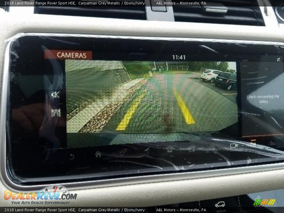 2018 Land Rover Range Rover Sport HSE Carpathian Grey Metallic / Ebony/Ivory Photo #10