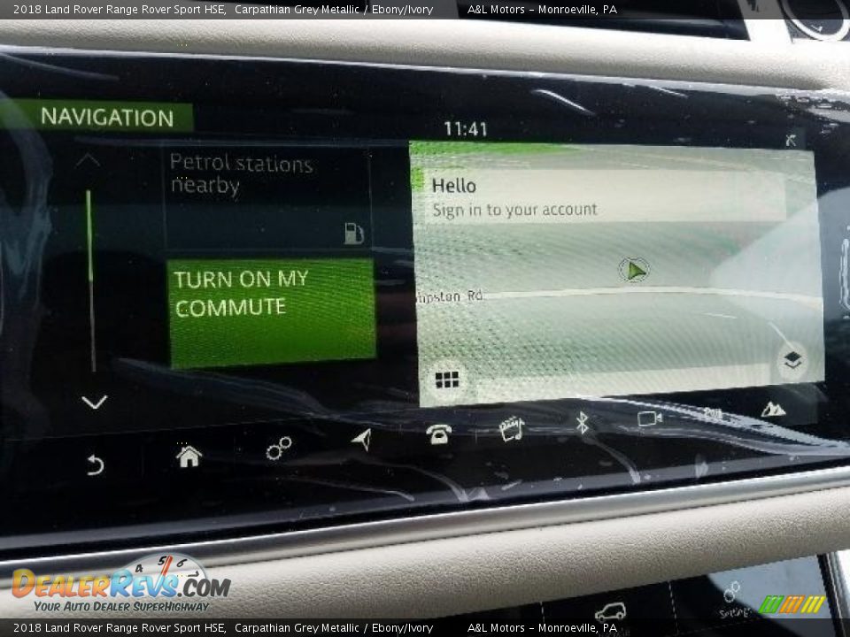 2018 Land Rover Range Rover Sport HSE Carpathian Grey Metallic / Ebony/Ivory Photo #11