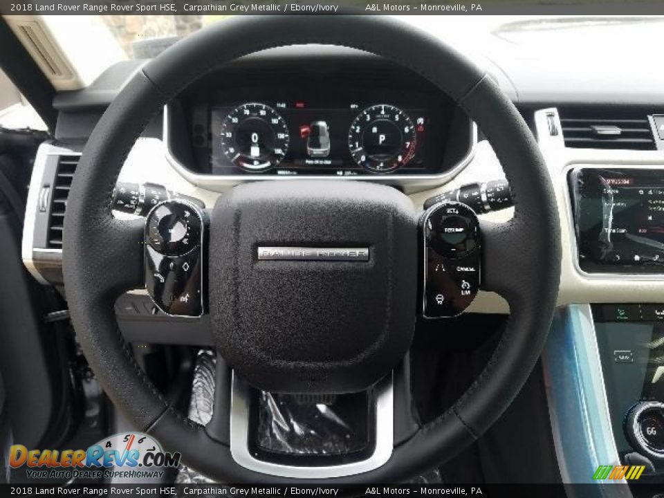 2018 Land Rover Range Rover Sport HSE Carpathian Grey Metallic / Ebony/Ivory Photo #16