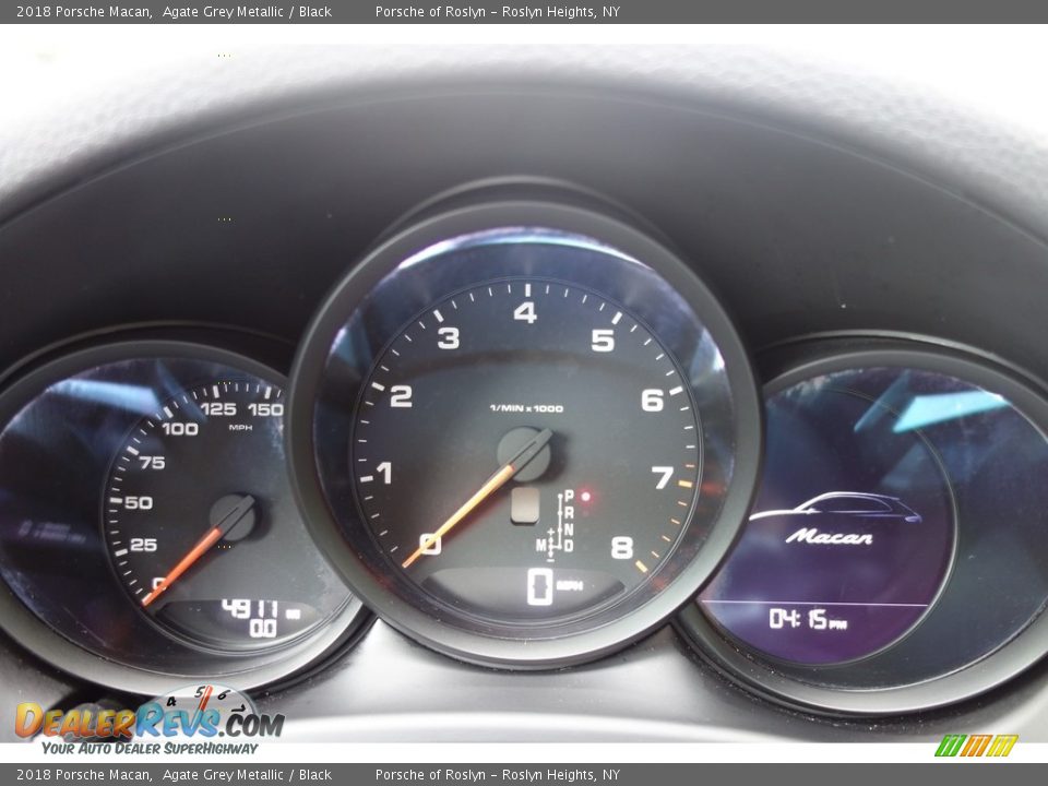 2018 Porsche Macan Agate Grey Metallic / Black Photo #21