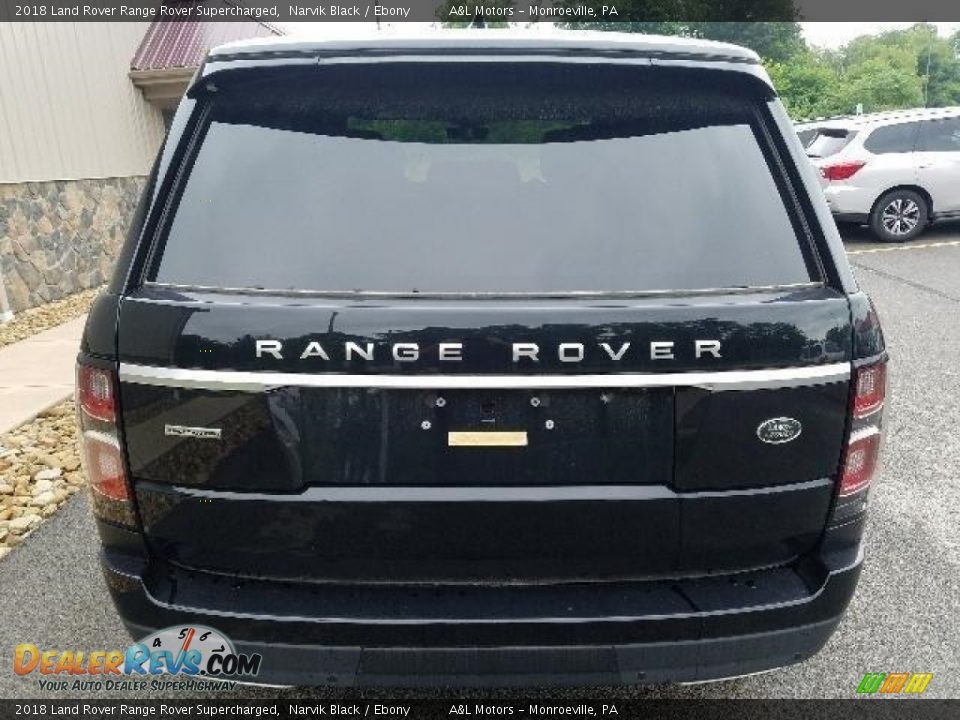 2018 Land Rover Range Rover Supercharged Narvik Black / Ebony Photo #7