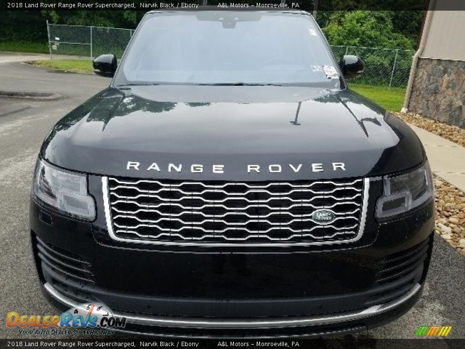 2018 Land Rover Range Rover Supercharged Narvik Black / Ebony Photo #8