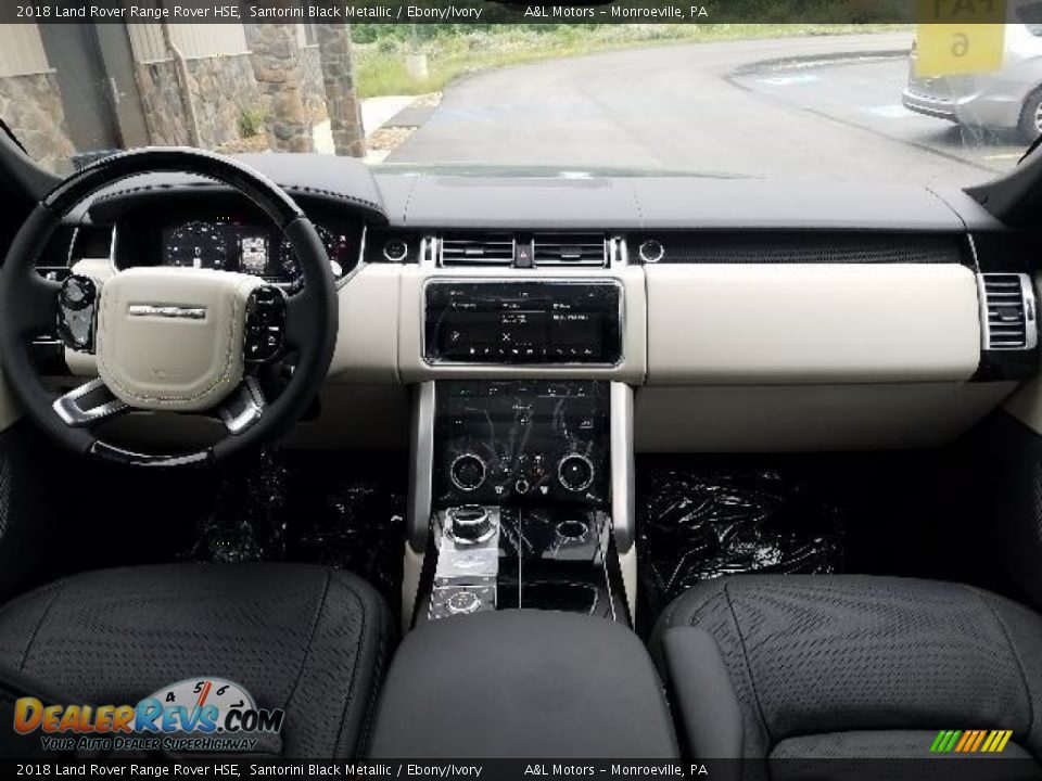 2018 Land Rover Range Rover HSE Santorini Black Metallic / Ebony/Ivory Photo #4