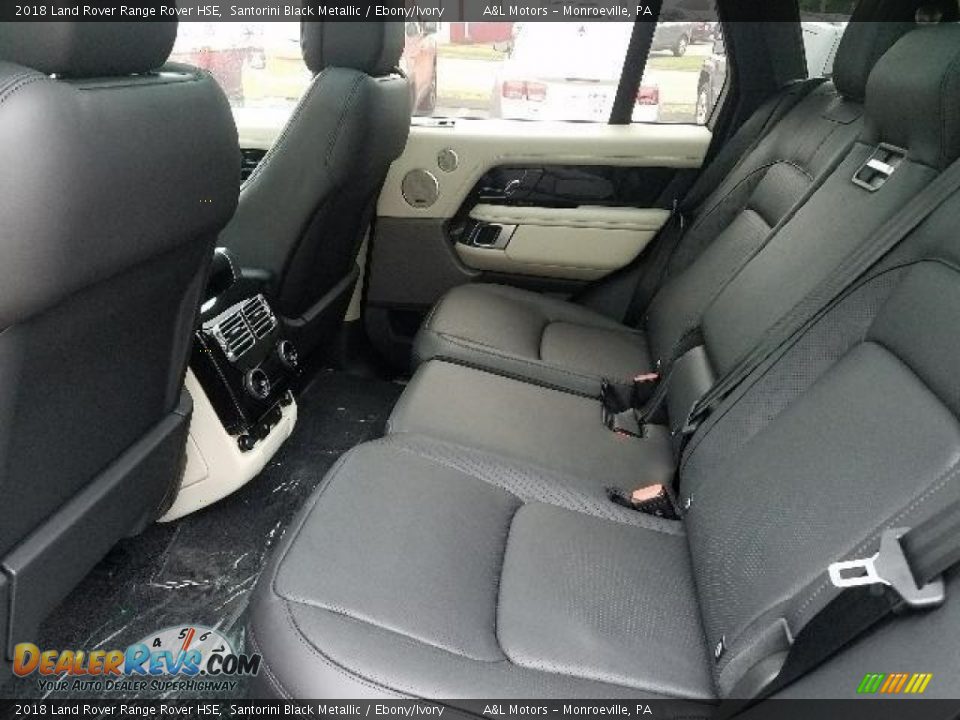 2018 Land Rover Range Rover HSE Santorini Black Metallic / Ebony/Ivory Photo #5