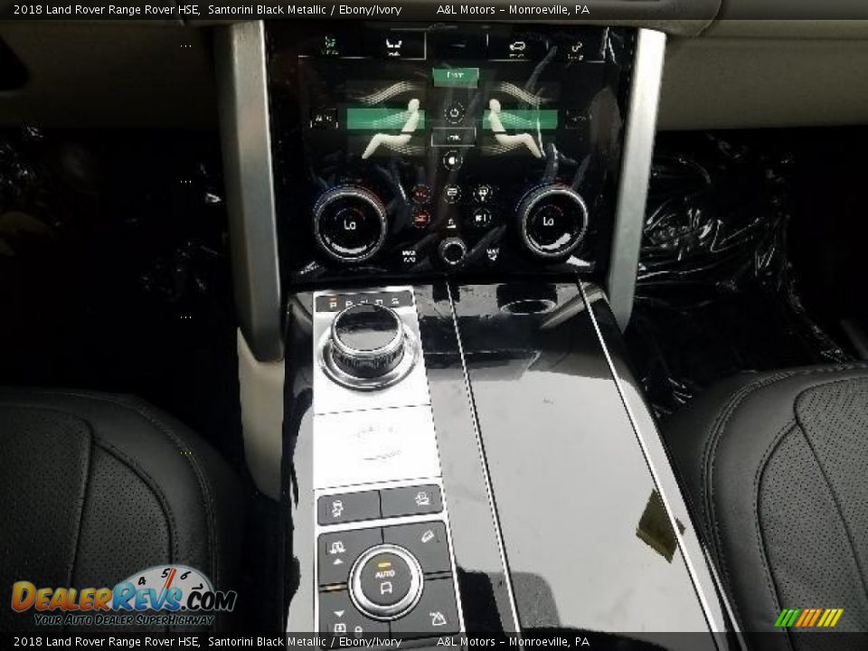 2018 Land Rover Range Rover HSE Santorini Black Metallic / Ebony/Ivory Photo #13