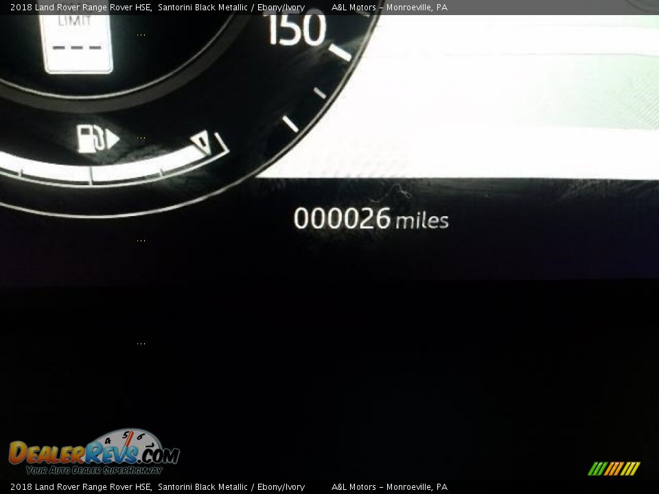 2018 Land Rover Range Rover HSE Santorini Black Metallic / Ebony/Ivory Photo #14