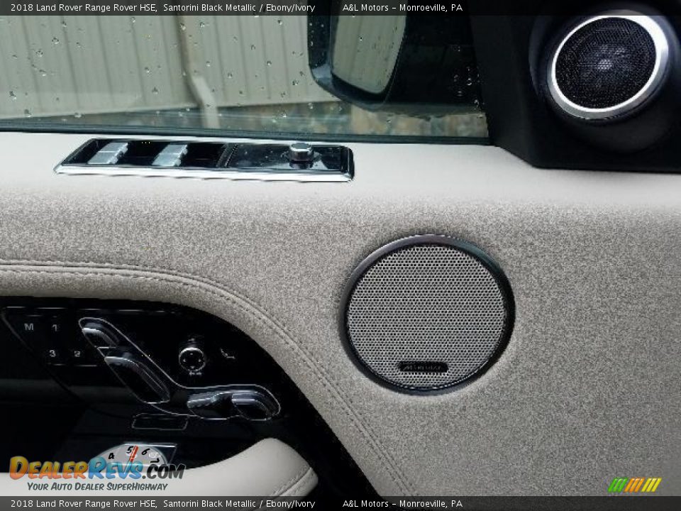 2018 Land Rover Range Rover HSE Santorini Black Metallic / Ebony/Ivory Photo #15