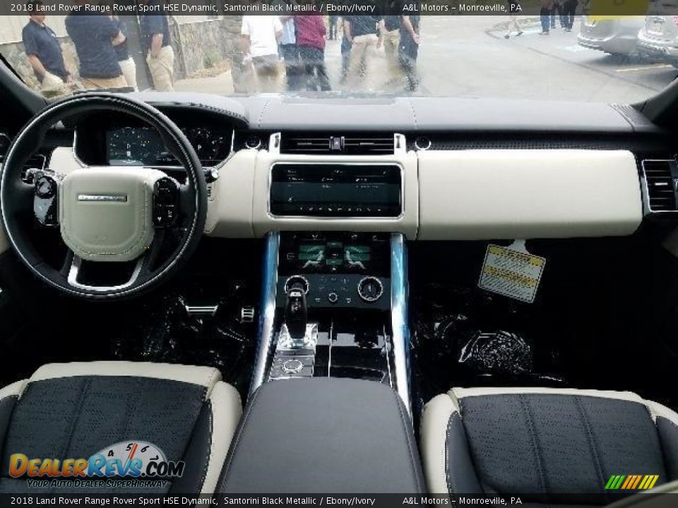 Ebony/Ivory Interior - 2018 Land Rover Range Rover Sport HSE Dynamic Photo #4