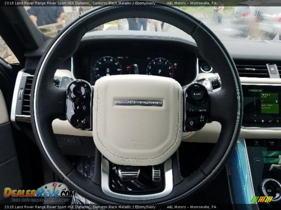 2018 Land Rover Range Rover Sport HSE Dynamic Steering Wheel Photo #14