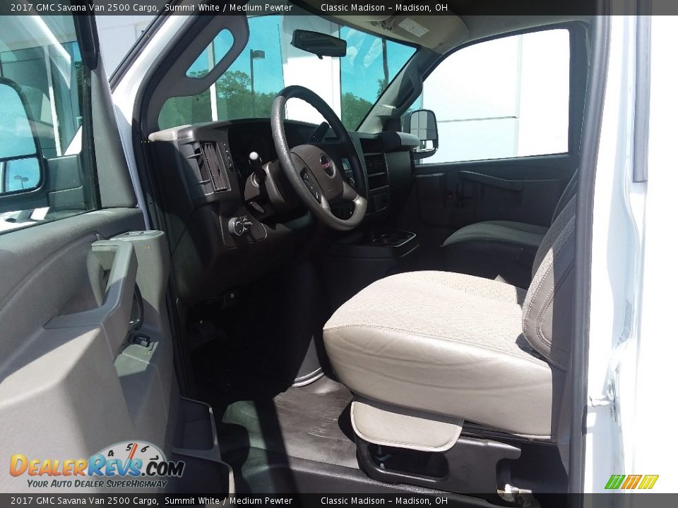 2017 GMC Savana Van 2500 Cargo Summit White / Medium Pewter Photo #7