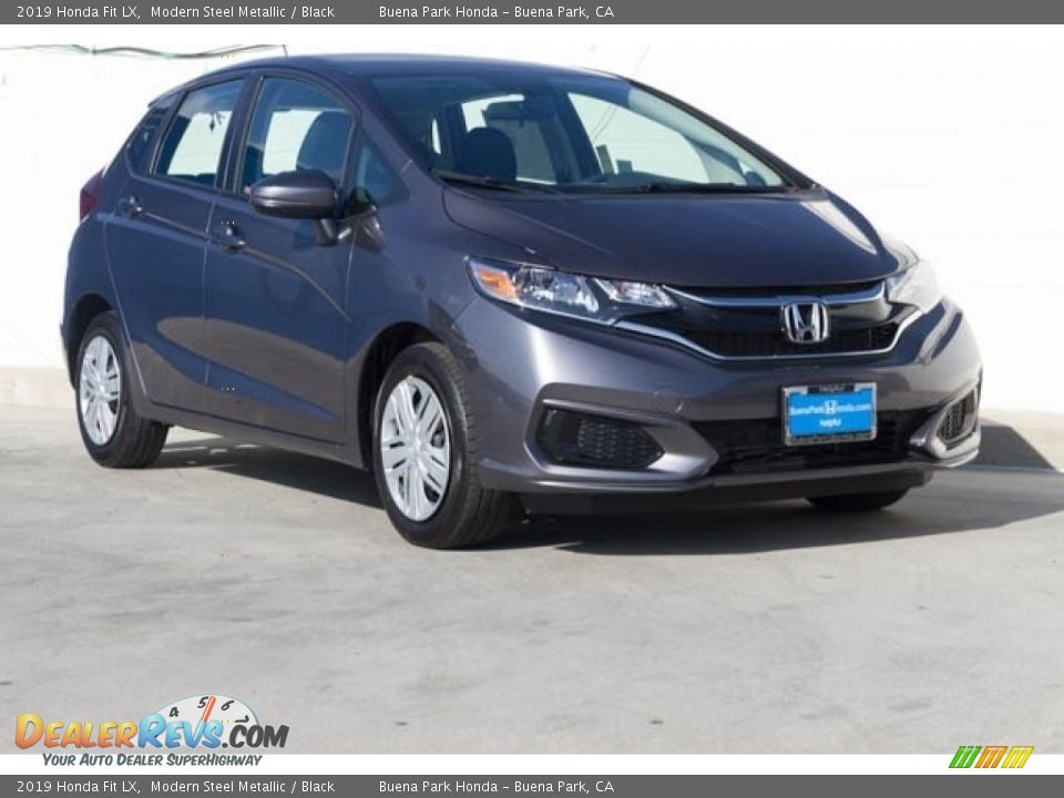 2019 Honda Fit LX Modern Steel Metallic / Black Photo #1