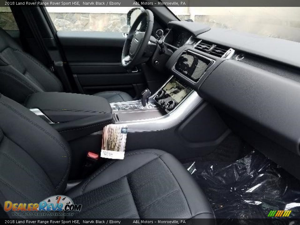 2018 Land Rover Range Rover Sport HSE Narvik Black / Ebony Photo #2