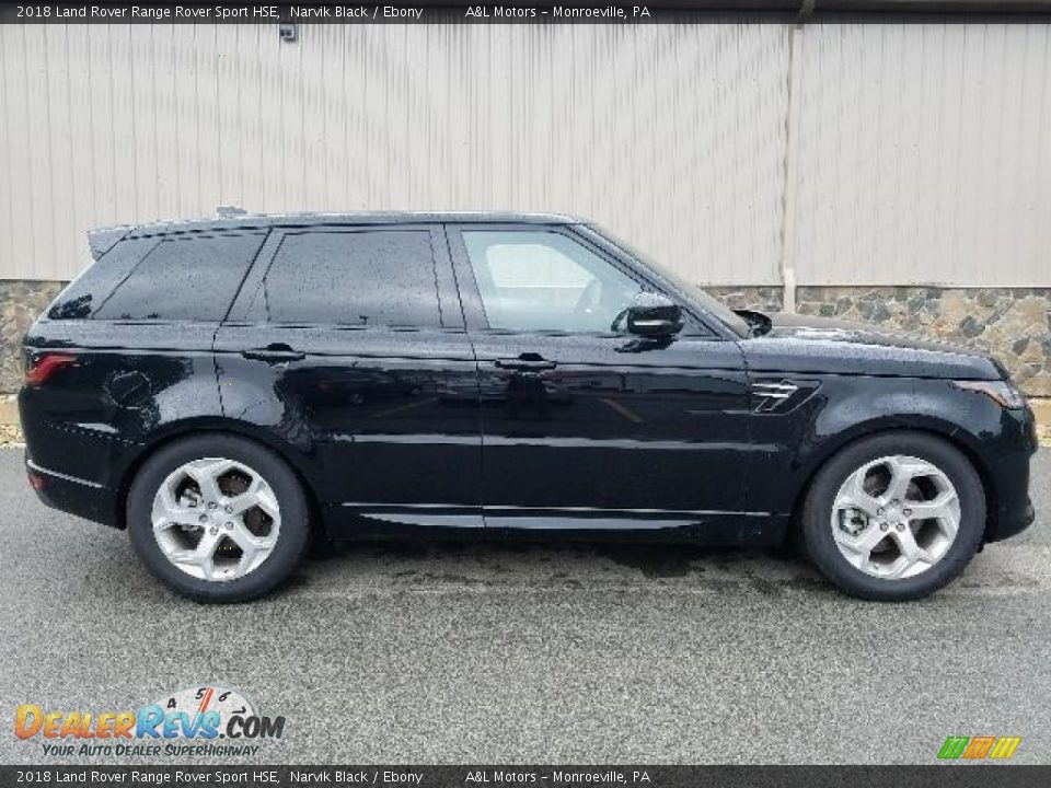 2018 Land Rover Range Rover Sport HSE Narvik Black / Ebony Photo #5