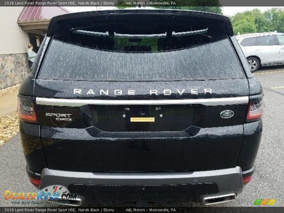 2018 Land Rover Range Rover Sport HSE Narvik Black / Ebony Photo #6