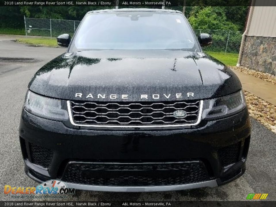 2018 Land Rover Range Rover Sport HSE Narvik Black / Ebony Photo #7