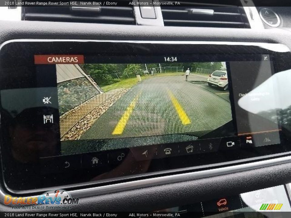 2018 Land Rover Range Rover Sport HSE Narvik Black / Ebony Photo #10