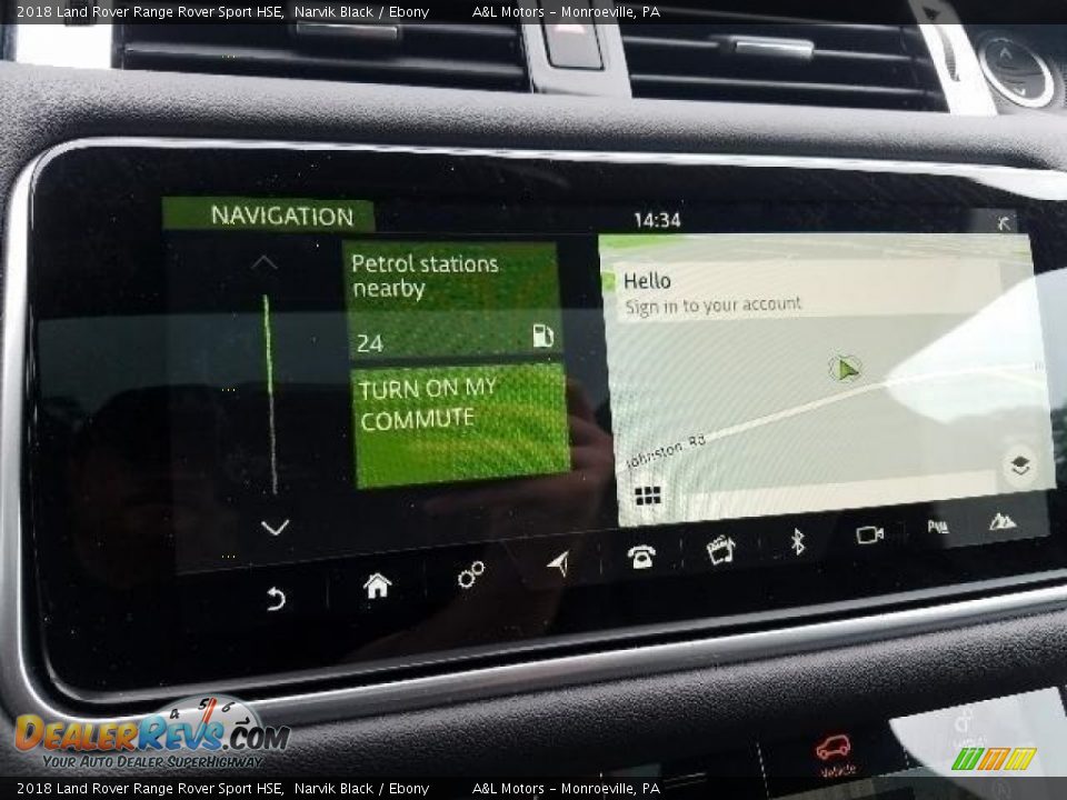 2018 Land Rover Range Rover Sport HSE Narvik Black / Ebony Photo #11