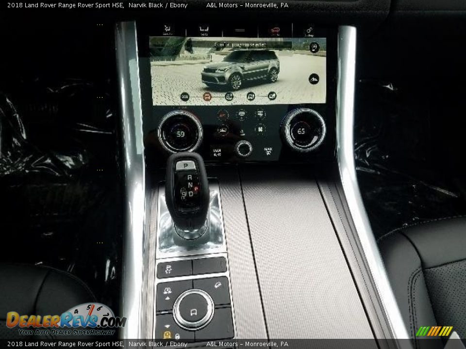 2018 Land Rover Range Rover Sport HSE Narvik Black / Ebony Photo #12