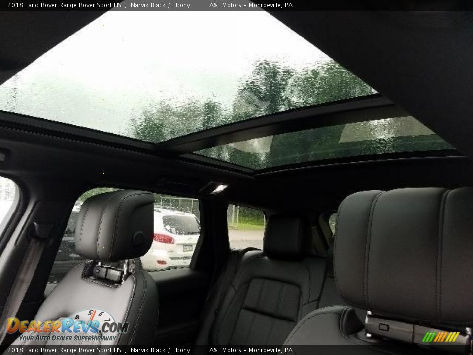 2018 Land Rover Range Rover Sport HSE Narvik Black / Ebony Photo #16