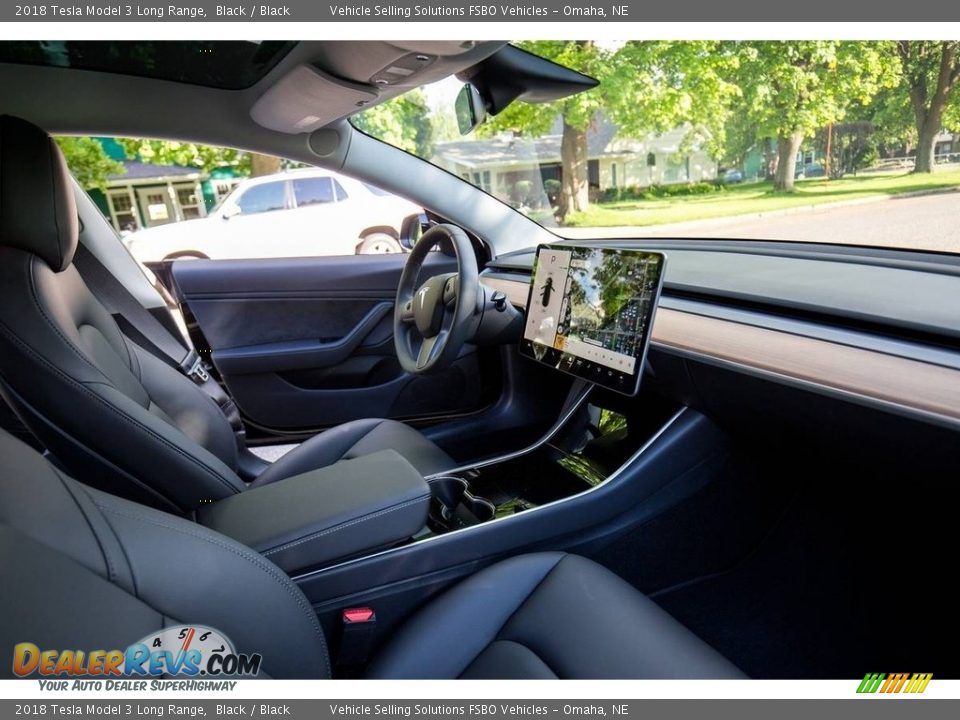 Black Interior - 2018 Tesla Model 3 Long Range Photo #3