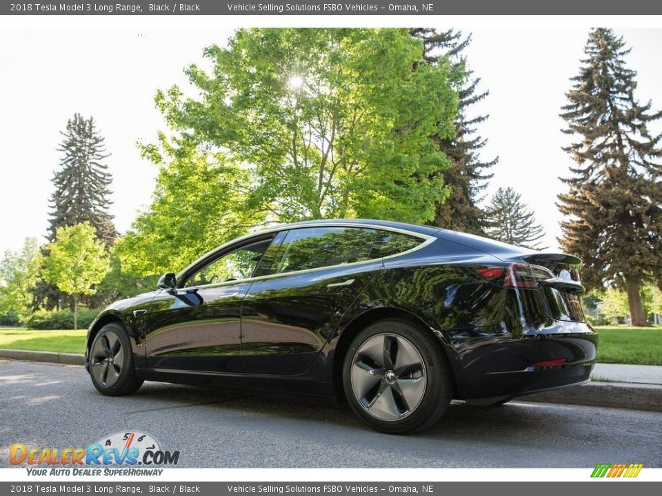 2018 Tesla Model 3 Long Range Black / Black Photo #19