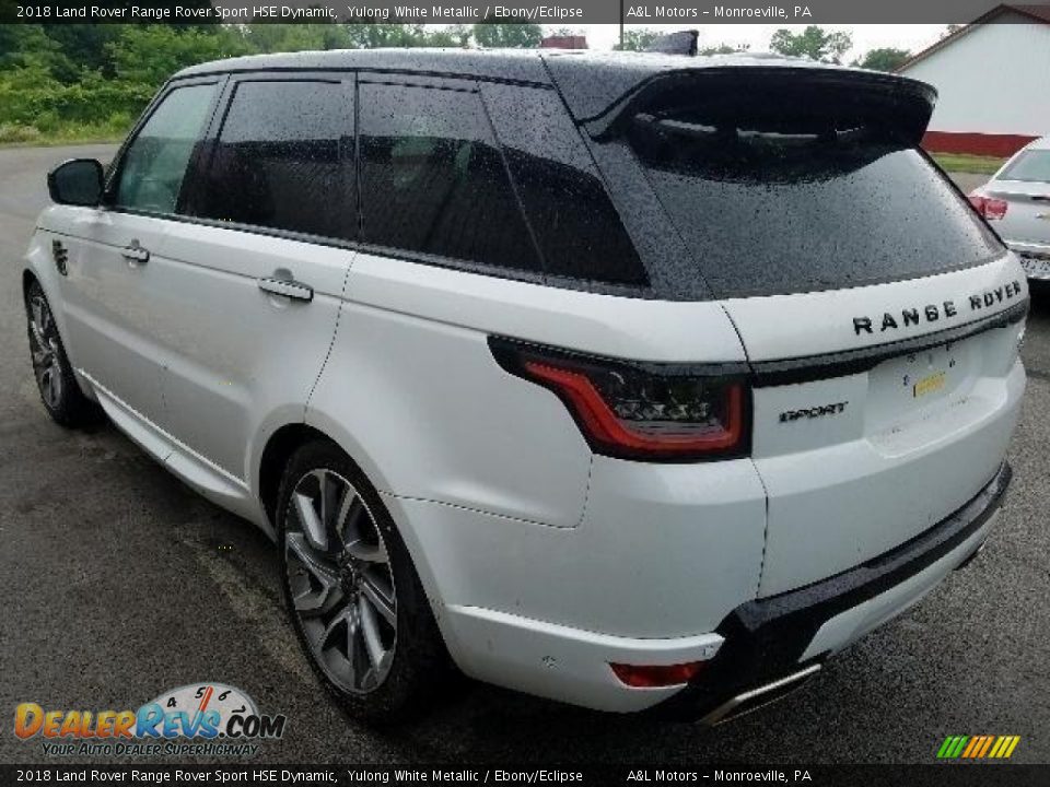 2018 Land Rover Range Rover Sport HSE Dynamic Yulong White Metallic / Ebony/Eclipse Photo #2