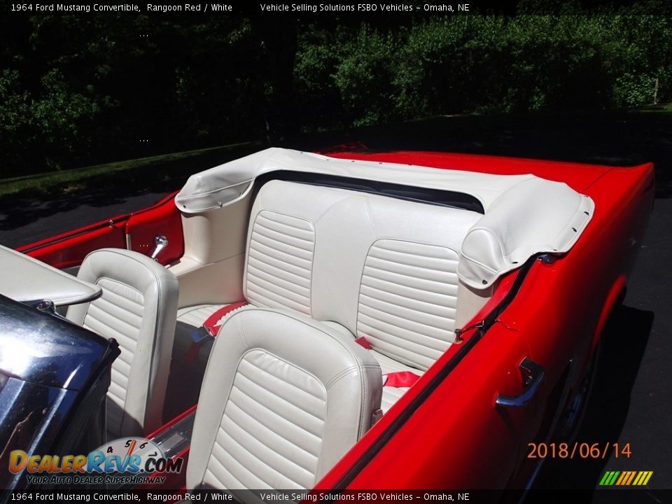 Rear Seat of 1964 Ford Mustang Convertible Photo #2