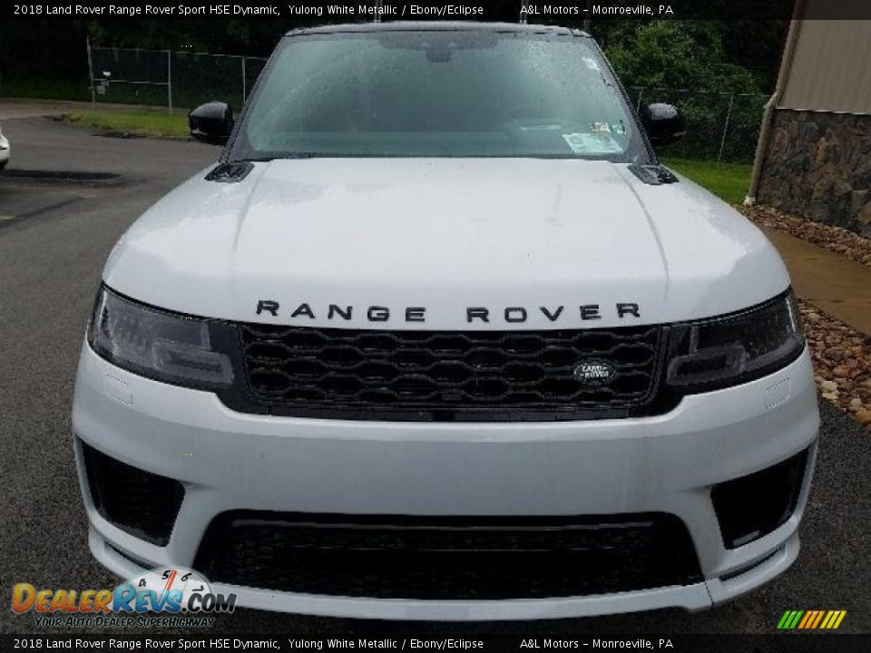 2018 Land Rover Range Rover Sport HSE Dynamic Yulong White Metallic / Ebony/Eclipse Photo #8
