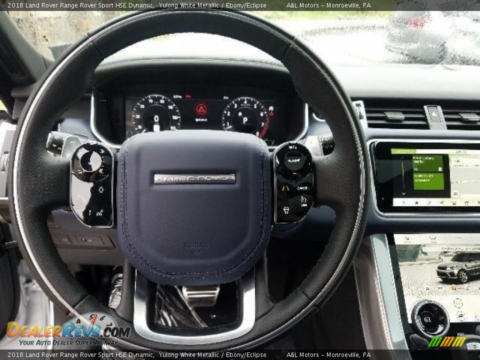 2018 Land Rover Range Rover Sport HSE Dynamic Steering Wheel Photo #15