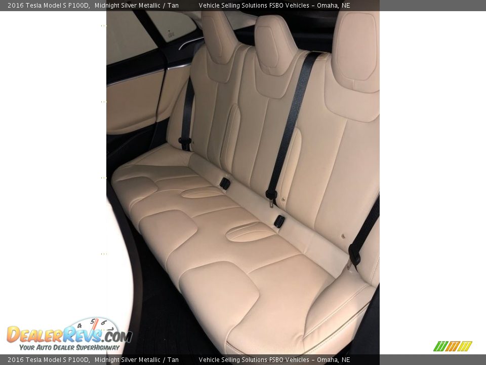 Rear Seat of 2016 Tesla Model S P100D Photo #7