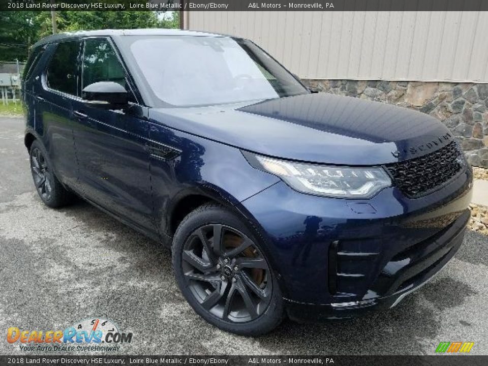 2018 Land Rover Discovery HSE Luxury Loire Blue Metallic / Ebony/Ebony Photo #1
