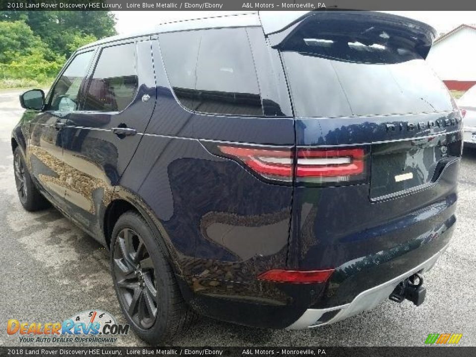 2018 Land Rover Discovery HSE Luxury Loire Blue Metallic / Ebony/Ebony Photo #2