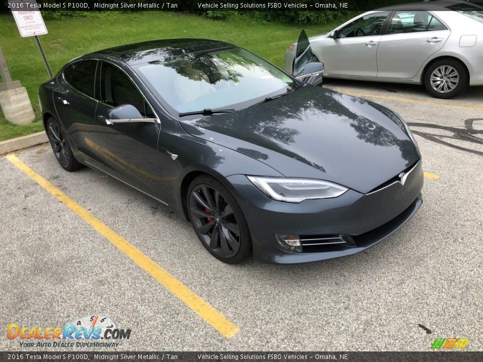 Front 3/4 View of 2016 Tesla Model S P100D Photo #15