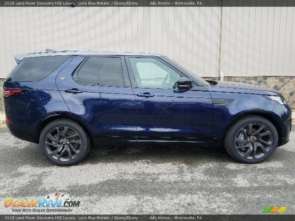 2018 Land Rover Discovery HSE Luxury Loire Blue Metallic / Ebony/Ebony Photo #6