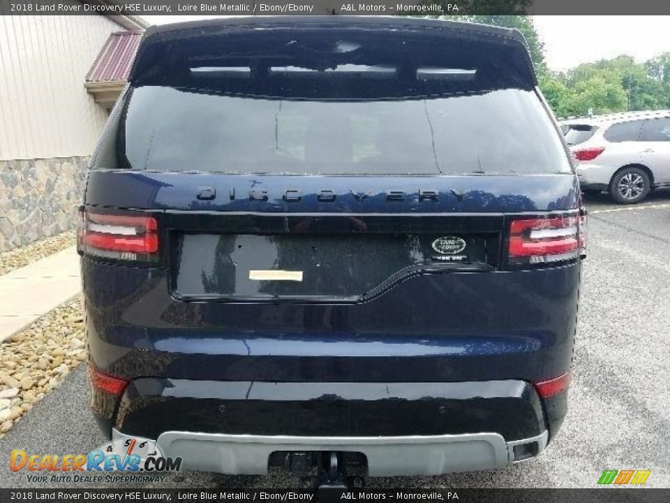 2018 Land Rover Discovery HSE Luxury Loire Blue Metallic / Ebony/Ebony Photo #7