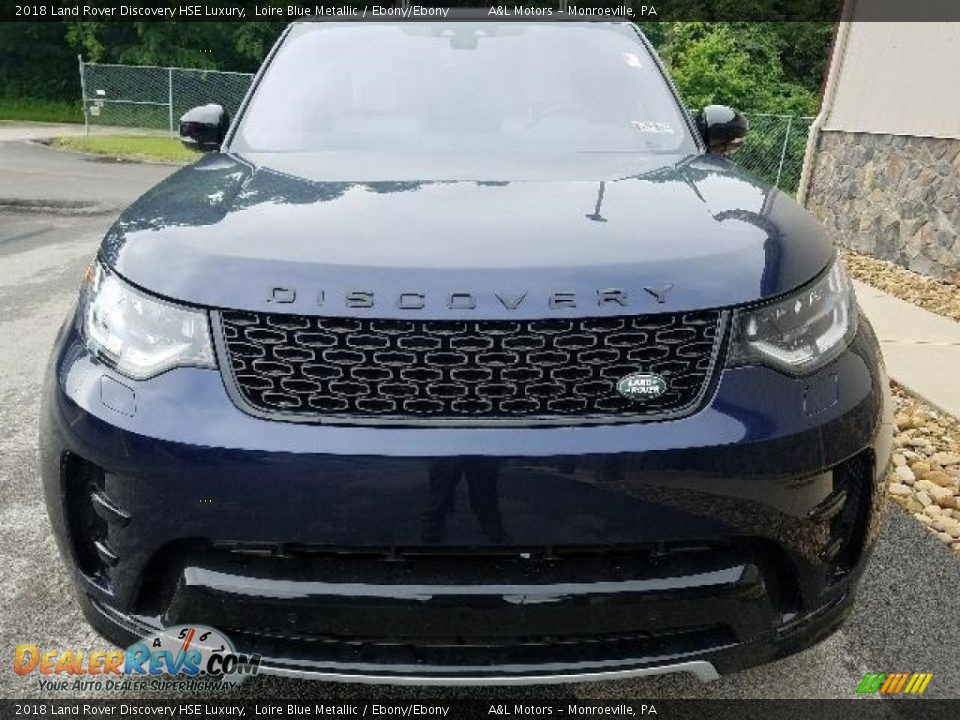 2018 Land Rover Discovery HSE Luxury Loire Blue Metallic / Ebony/Ebony Photo #8