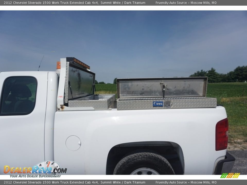 2012 Chevrolet Silverado 1500 Work Truck Extended Cab 4x4 Summit White / Dark Titanium Photo #3