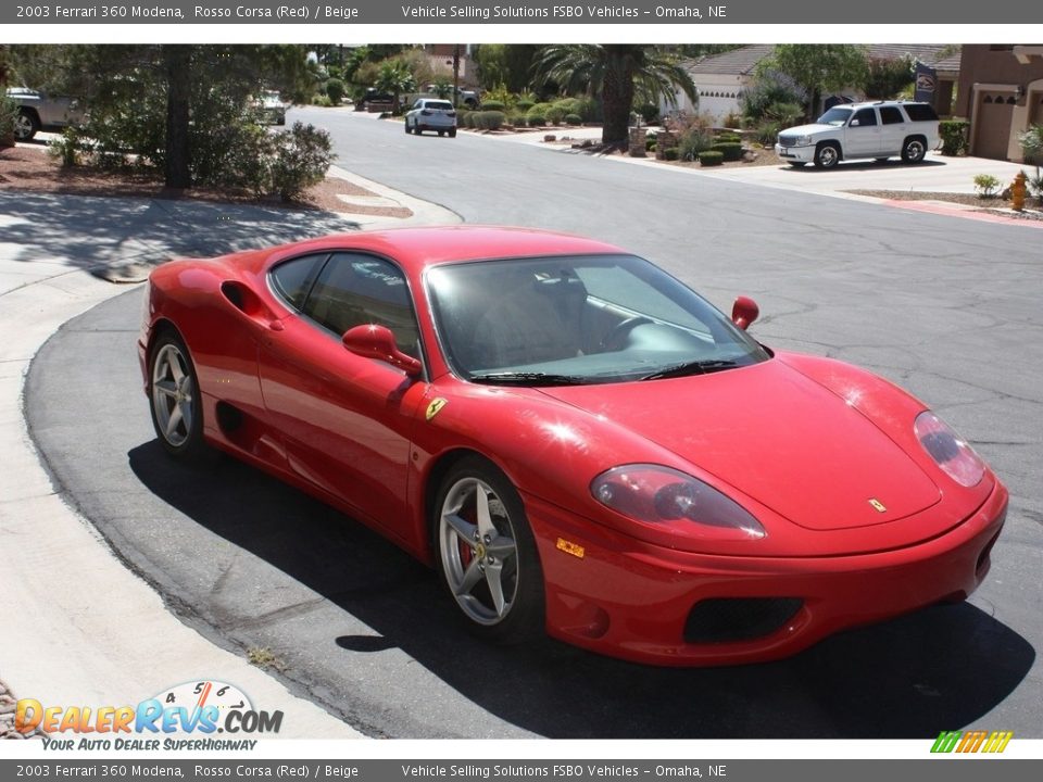 2003 Ferrari 360 Modena Rosso Corsa (Red) / Beige Photo #1