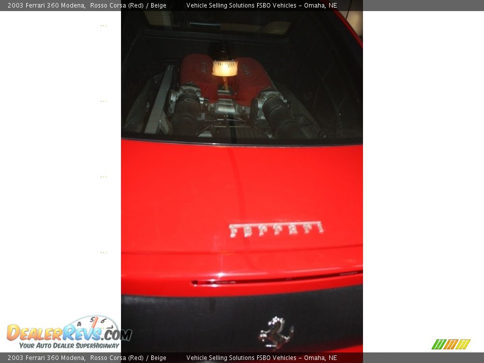 2003 Ferrari 360 Modena Rosso Corsa (Red) / Beige Photo #8
