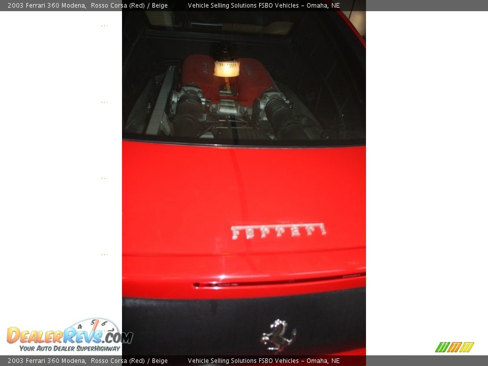 2003 Ferrari 360 Modena Rosso Corsa (Red) / Beige Photo #8