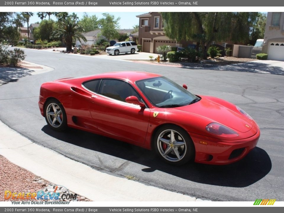 2003 Ferrari 360 Modena Rosso Corsa (Red) / Beige Photo #9